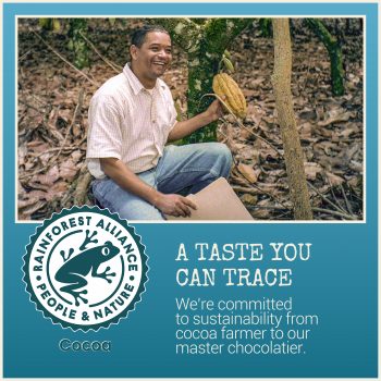 A Taste you can trace. Chocolove is committed to sustainability