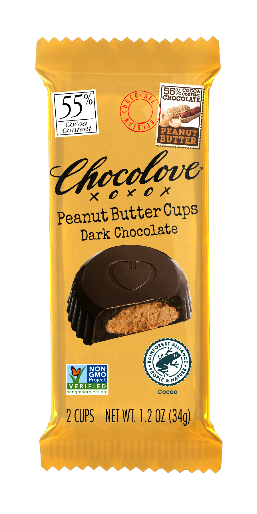 Organic Dark Chocolate Peanut Butter Minis Pouch – OCHO Organic