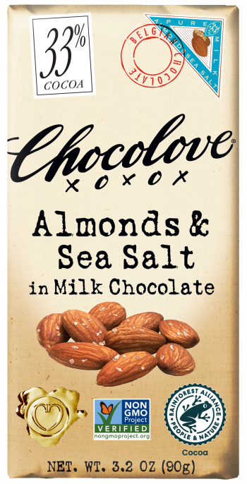 Chocolove Almonds & Sea Salt in Milk Chocolate