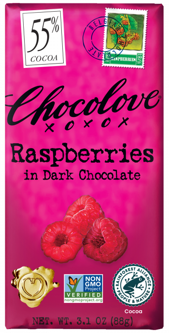 Chocolove Raspberries in Dark Chocolate