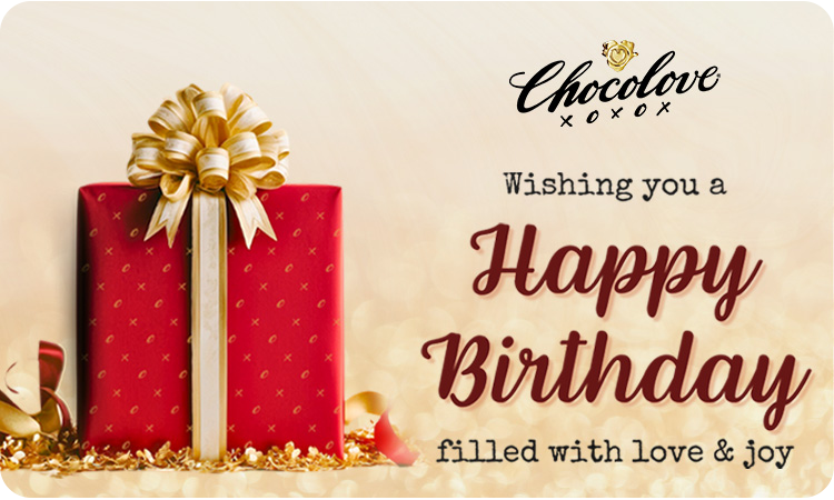 Chocolove Digital Birthday Gift Card